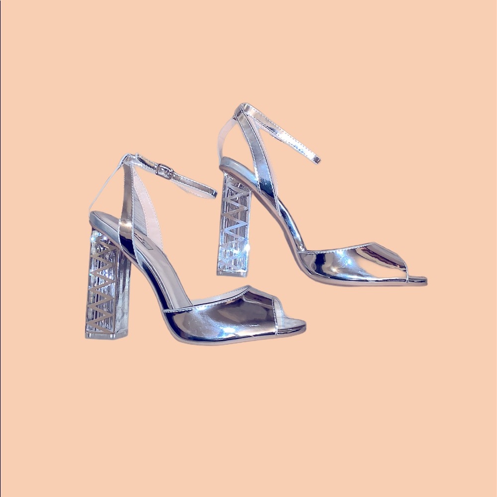 Silver heels